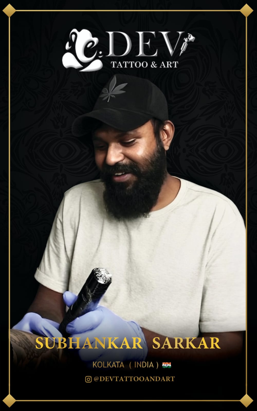 Subhankar Sarkar, Senior Artist at Dev Tattoo & Art Kolkata
